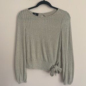 NEW IZ Byer Gray Blouse